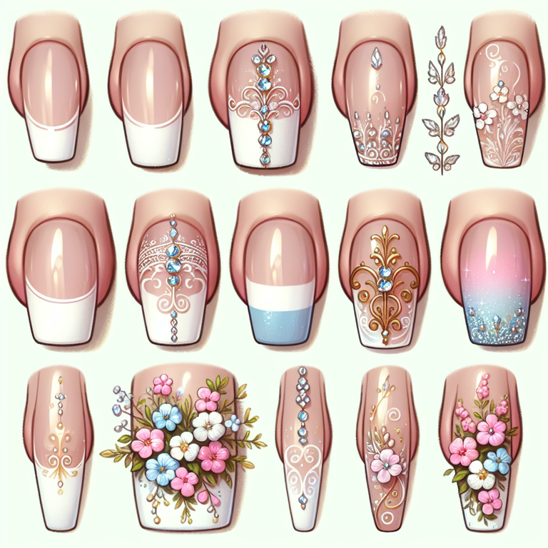 Stunning French Toe Nail Designs