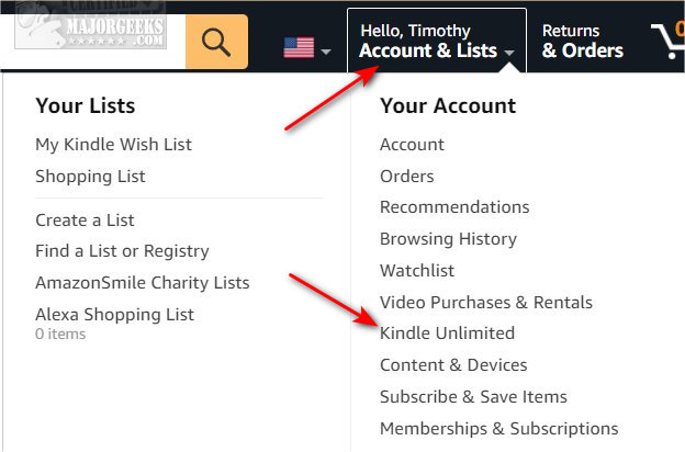 how to cancel your amazon kindle unlimited subscription 1